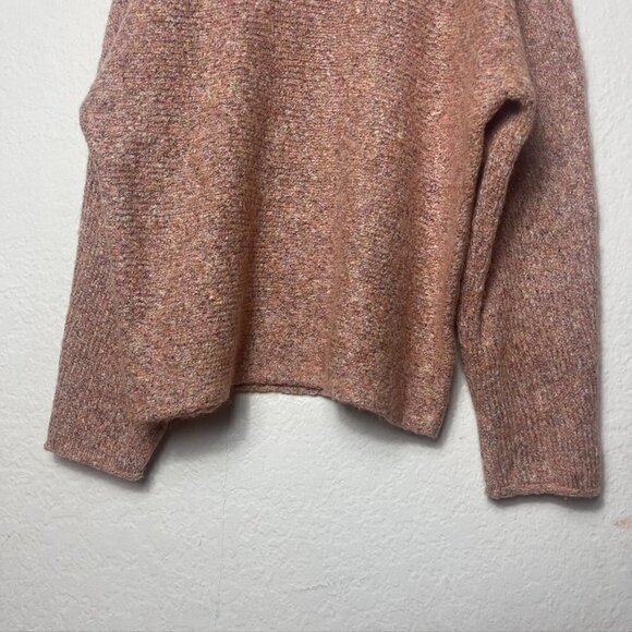 Workshop Mock Neckline Long Sleeve Wool Blend Sweater - Picture 3 of 8